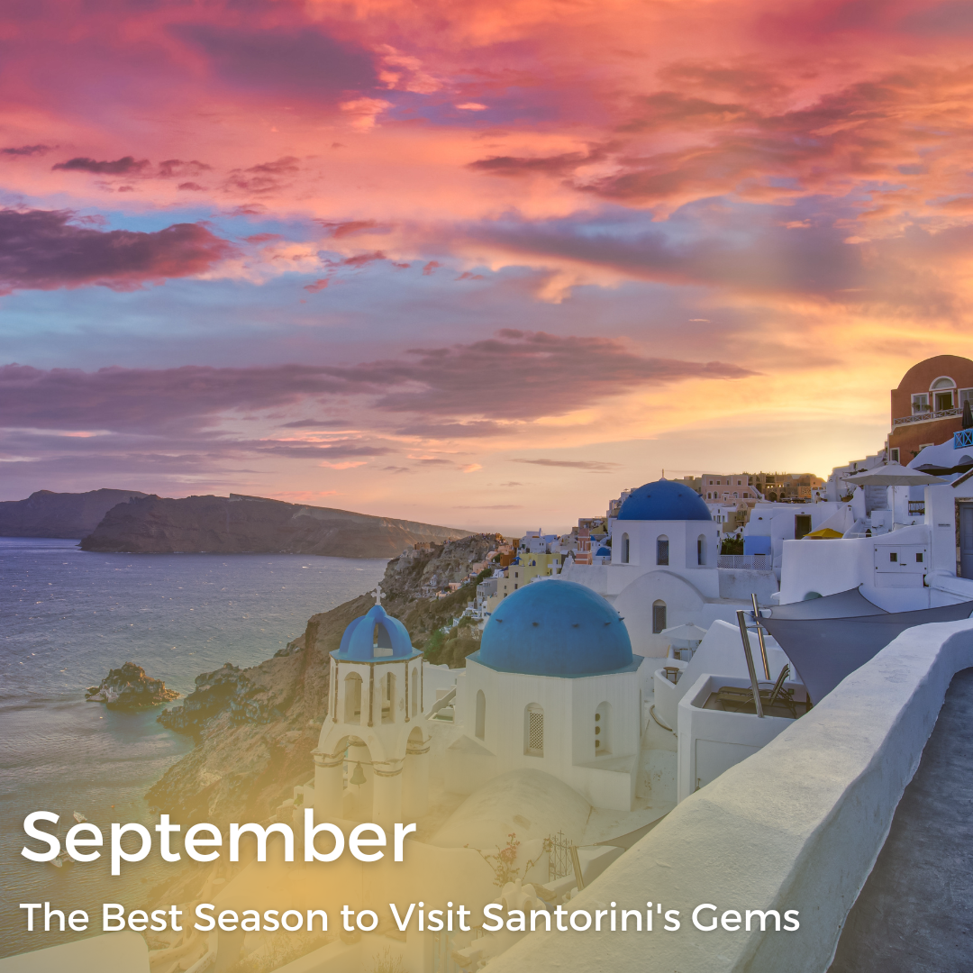 september in santorini