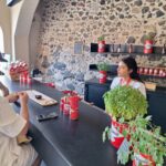 At The Tomato Industrial Museum in Santorini